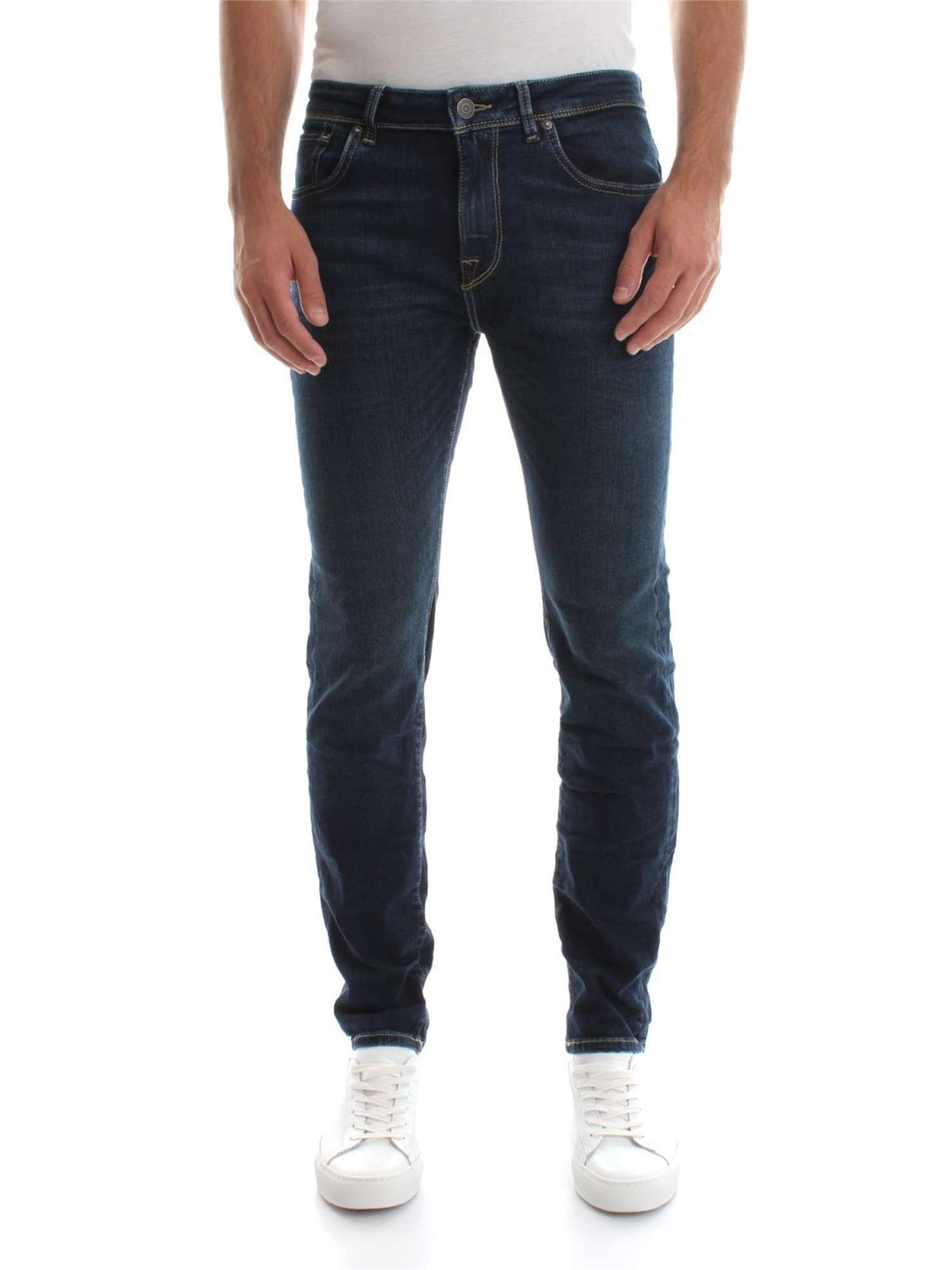 SELECTED 16057329 LEON DENIM DARK blueE-D.blueE ST JEANS Men Fall Winter SELECTED 16057329 LEON DENIM DARK blueE-D.blueE ST JEANS Men Fall Winter