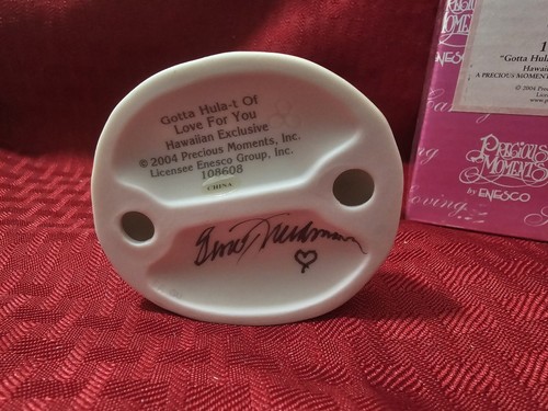 Precious Moments GOTTA HULA-T OF LOVE FOR YOU**Signed By GENE 108608 W/box** - Picture 2 of 2
