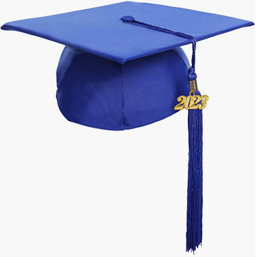 Unisex Adult Matte Graduation Cap with2025YearTassel for Bachelor & High School - Picture 10 of 11
