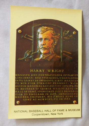 Cooperstown HOF Plaque Yellow Hall of Fame Postcards N-Z  Pick one - Picture 71 of 77