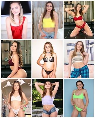 Aften Opal Glamour Model / Pornostar 100x 6x4 Fotos/Bilder Konvolut