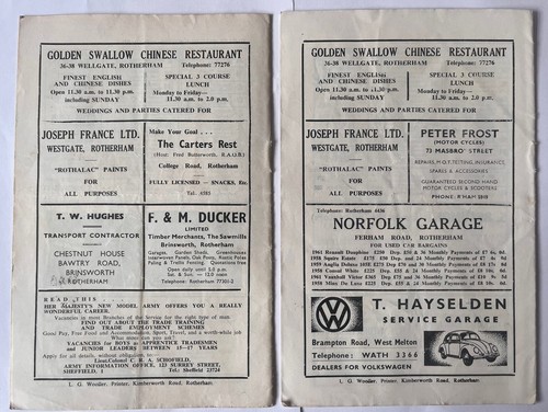Rotherham United v Manchester City 1963/64 & 1964/65 - Picture 2 of 3