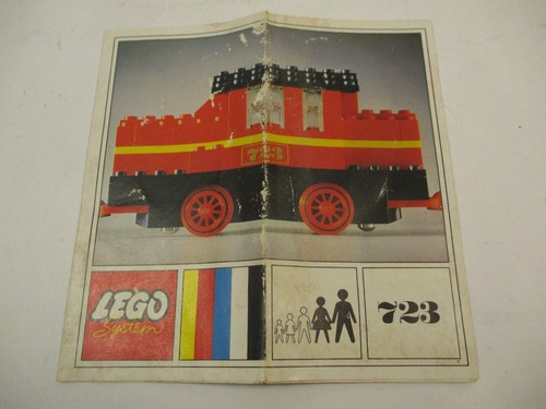 Rare Vintage 1974 Lego Set Original Box 723 Diesel Locomotive European German - Picture 16 of 24