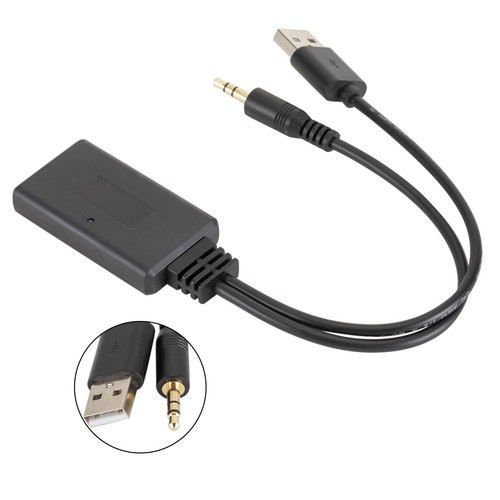 Ricevitore Adattatore Bluetooth5.0 USB 3.5mm Vivavoce Auto Aux Stereo Audio H7 - Afbeelding 2 van 12