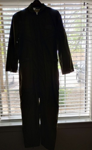 Rothco Coveralls Mens Medium Green Flight Suit Unlined Utility Work Costume - Picture 2 of 16