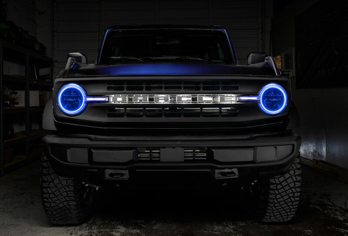 Oracle ColorSHIFT Headlight Halo Kit w/DRL Bar - Base for 21-22 Ford Bronco - Picture 5 of 10