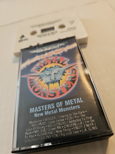 Masters Of Metal - New Metal Monsters Cassette Tape Winger Cinderella Rare - Picture 2 of 7