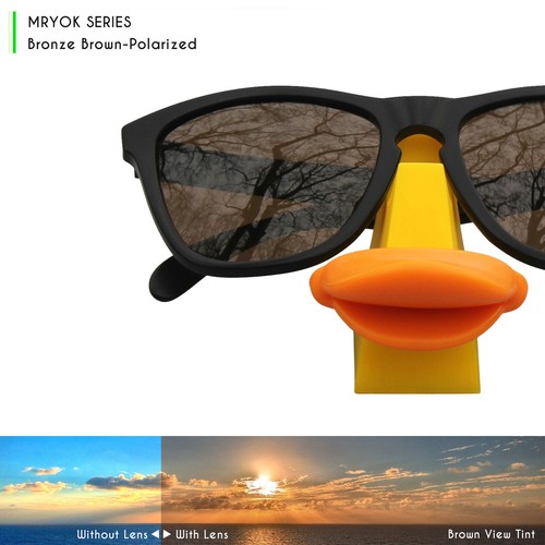 hdhut polarisierte Ersatzgläser für Skylon Ace EV0525-140 Sonnenbrille braun - Bild 3 von 6