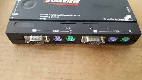 STARTECH CS-14 STARVIEW 4 PORT KEYBOARD/MOUSE/MONITOR SHARING SWITCH SV401 (BR5. - 第 2/4 張圖片