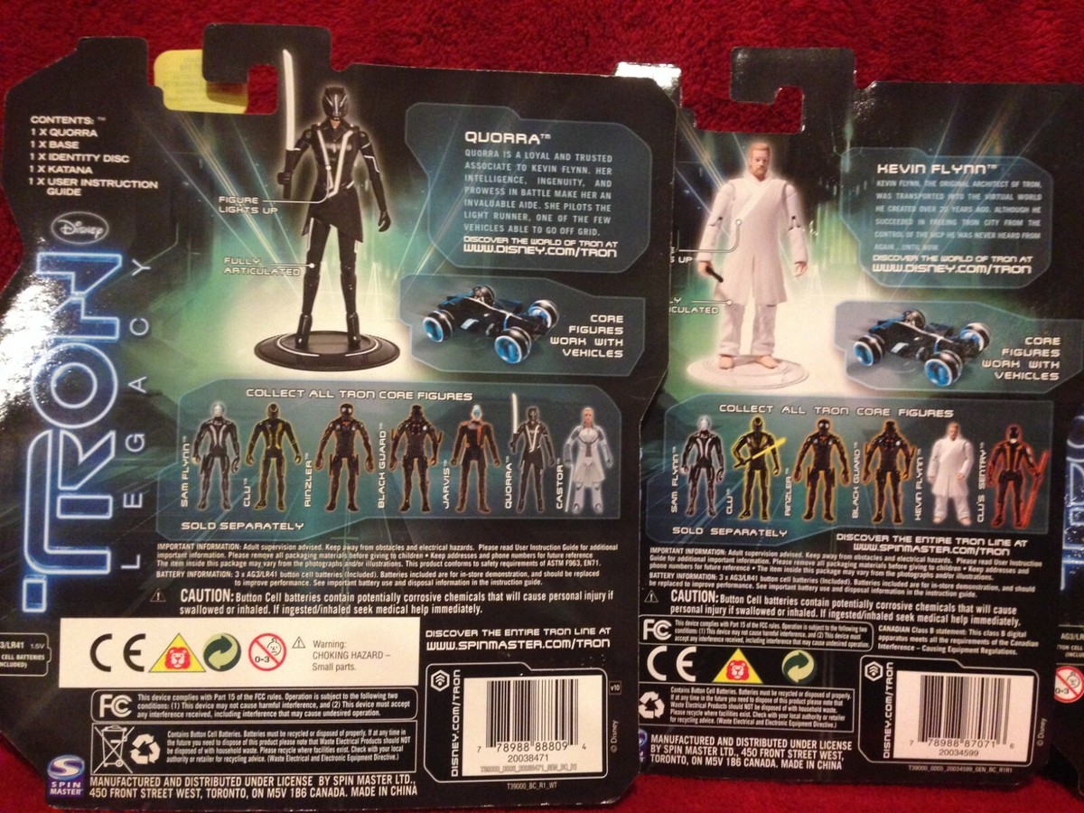 TRON ENCOM フィギュア 4個セット TRON ENCOM フィギュア 4個