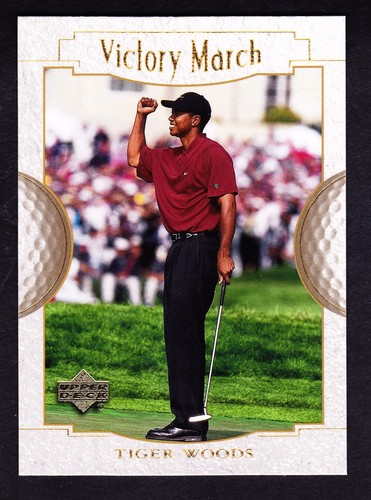 2001 UPPER DECK #151 TIGER WOODS VICTORY MARCH