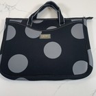Laptop Travel Case protective Hadaki Bag Black & Gray Polka Dots Great Condition