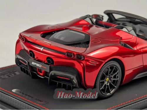 BBR 1:18 Ferrari SF90 Spider Limited Resin Diecast Model Car Hobby Ornaments Red - Picture 9 of 16
