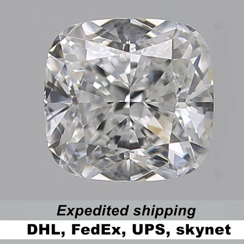0.90 Ct. GIA CERTIFIED Natural Cushion Cut Diamond D Color VVS1 Clarity For Ring - Picture 2 of 9