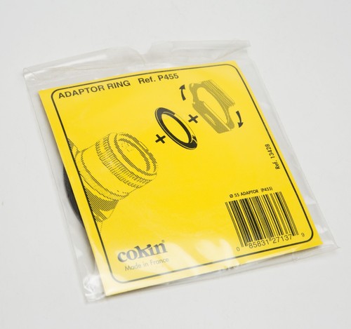 55mm Threaded Genuine Cokin Lens Adapter Ring for P Series Filter Holder P455 - Picture 3 of 5