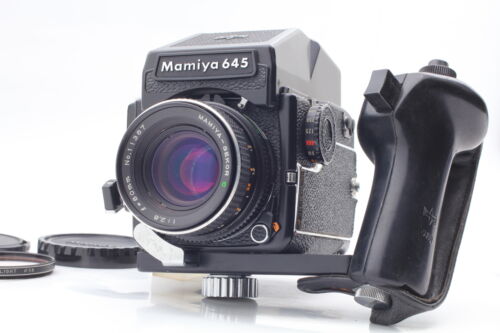 Przeczytaj [ EXC + 4 Cla ' D] Mamiya M645 1000S Aparat AE Finder Sekor C 80mm F2.8 - Zdjęcie 1 z 13