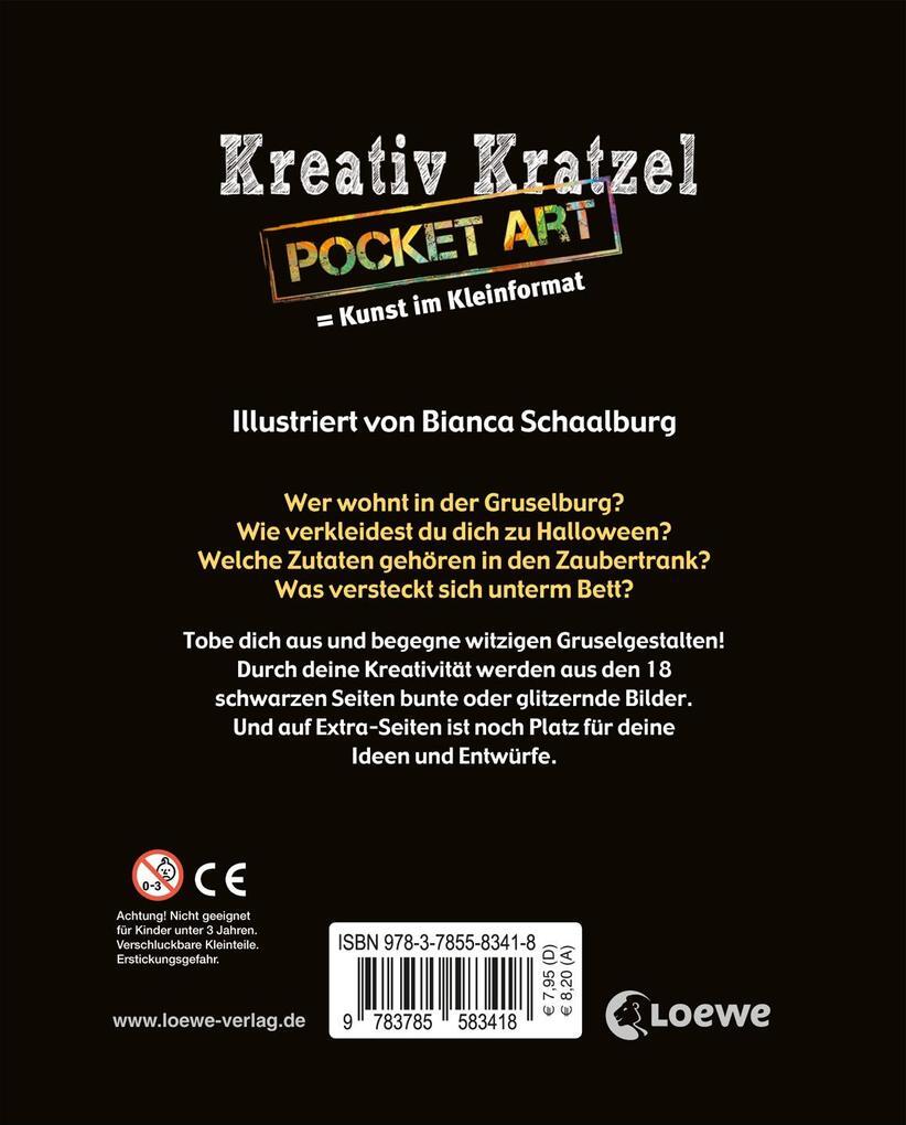 Thumbnail - Kreativ-kratzel Pocket Art: Gruselspaß | 2017 | Deutsch
