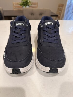 Gdefy Gravity Defyer Orion Navy Leather Sneakers Athletic Shoes Gravity Defyer Orion Men main image 3