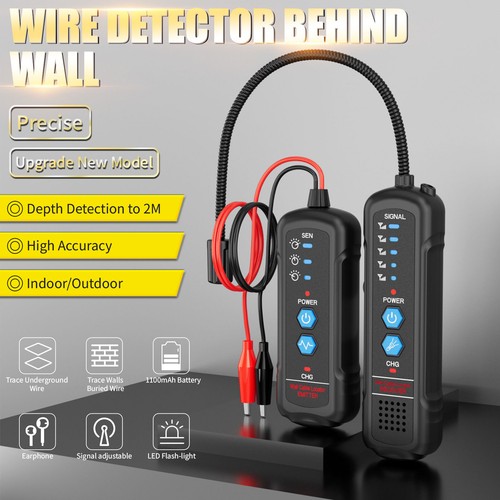 Localizador de cables subterráneos, trazador de circuitos eléctricos, localizador de cables de bajo voltaje - Imagen 4 de 22