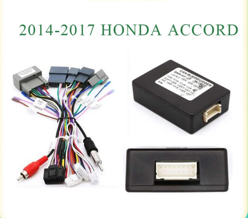 16Pin Car Stereo Wire Harness power cable canbus decoder For Honda Accord 13-17 - Picture 1 of 7
