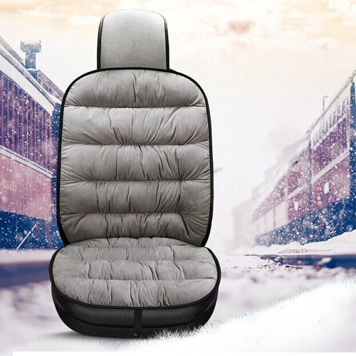 Funda de asiento de coche felpa gruesa invierno cálido auto asiento delantero cojín protector almohadilla - Imagen 10 de 18