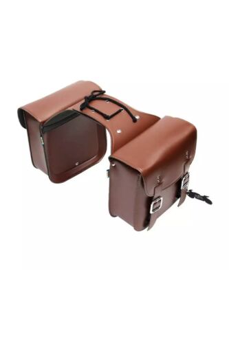 Motorcycle Saddlebag Side Bag PU Waterproof Tool Bag For Honda Rebel 500 CMX500 - Picture 2 of 4