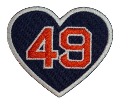 Tim Wakefield Memorial Jersey Patch White Border Boston Red