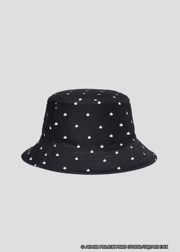 (Stock) Dragon Quest DQ+g SLIME Reversible Bucket Hat One Size Blue Black - Picture 5 of 10