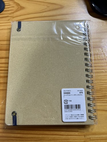 Delfonics Rollbahn  spiral notebooks  Large Melenda with Pocket - Picture 2 of 8