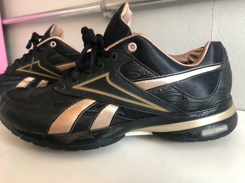 Reebok Easytone Smoothfit Walking Running Shoes 11-J18621 Womens Size 4 UK Black - Picture 2 of 9
