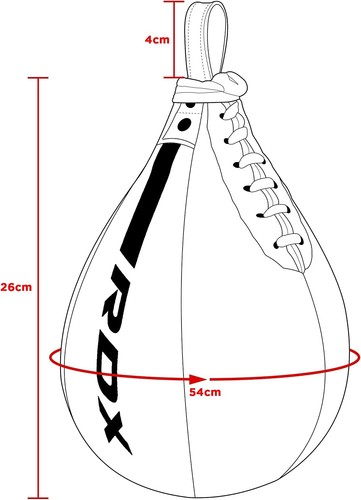 RDX Boxing Speed Ball with Swivel, Dodge Ball, Speed Bag, MMA Ball, Boxing ball - Picture 6 of 56