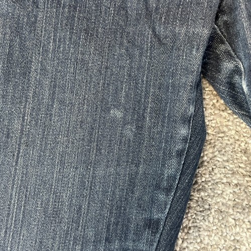 Armani Jeans Womens Jeans Straight Regular Dark Blue Denim Stretch W29 L28 J75 - Picture 5 of 13