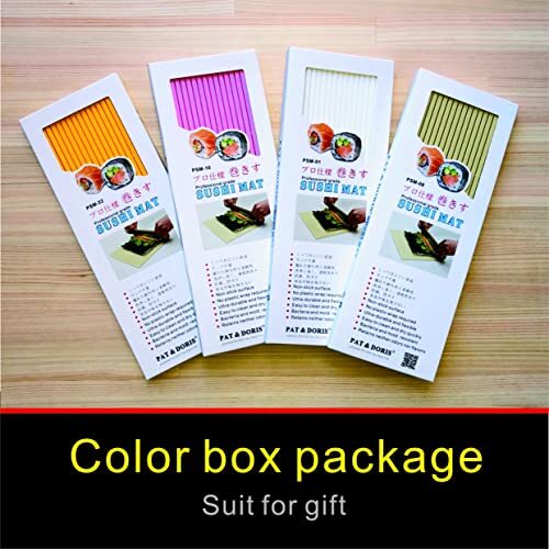 Non-stick Sushi Mat Plastic Sushi Rolling Mat Sushi Mat 10.5 in x 9.8 in - Picture 4 of 12