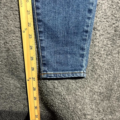 NYDJ Jeans Women Sz 00P 25x27 Petite Blue Ami Skinny Mid Rise Denim Stretch Mom - Picture 2 of 11