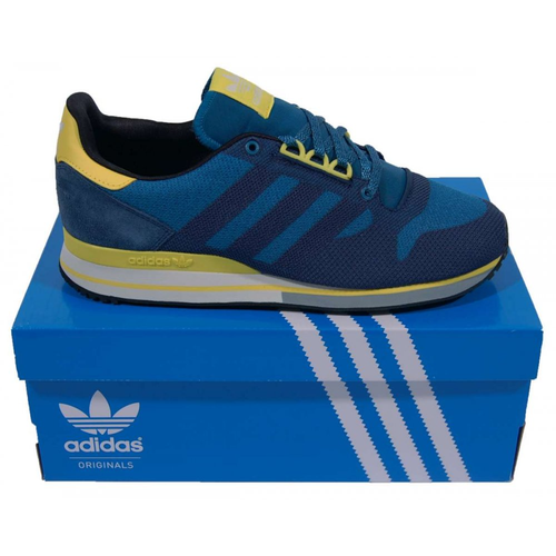Adidas ZX 500 OG gewebt - dunkler Schiefer/Held blau/gelb (M21386) - UK 10 - Bild 4 von 7