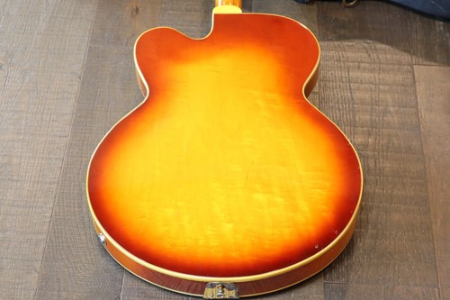 Vintage! 1969 Gibson Byrdland Hollowbody Electric Guitar Honey Burst + OHSC - Picture 12 of 21