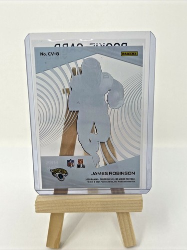 Panini Chronicles Football Clear Vision 2020 #CV-8 James Robinson RC Jaguars - Imagen 4 de 4