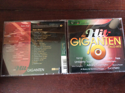 Die Hit Giganten - Italo Hits [2 CD Album] Gazebo Paolo Conte ALICE Nek Zucchero