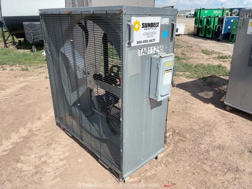 Temp Air FAN 48S 48" Industrial 5-Blade Box Utility Fan Protective Cage bidadoo