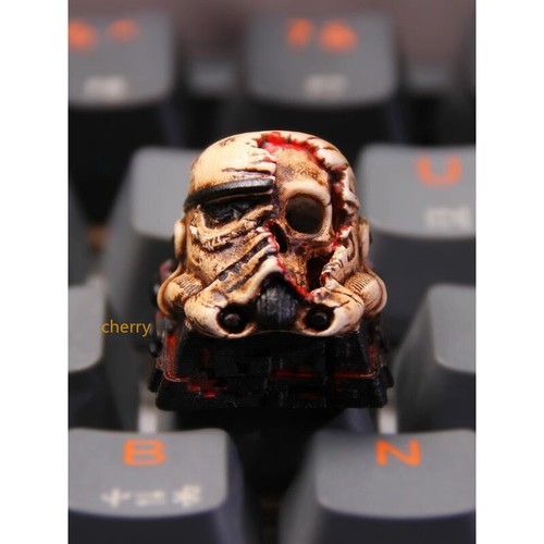 Star Wars Skeleton Keycap Personalized Transparent Resin Cross Axis Pendant - Picture 6 of 7