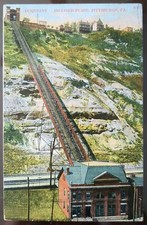 Duquesne Inclined Plane, Pittsburg, PA - 1907, Rough Edges