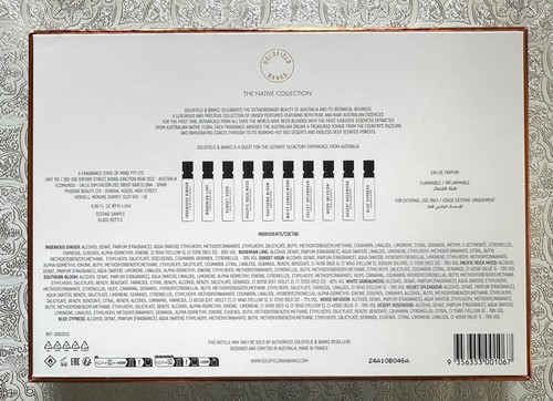 GOLDFIELD & BANKS  DESERT ROSEWOOD MOSS SUNSET+ 2 ML CARDED SAMPLE PLEASE CHOOSE - Picture 2 of 5