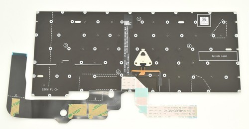 Neue US Tastatur Hintergrundbeleuchtung für Lenovo Thinkpad T14S Gen 3 3rd Handauflage Obergehäuse - Bild 5 von 6
