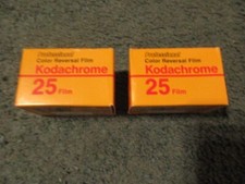 Lot of 2 Kodak Kodachrome 25 Color Reversal Film PKM 135-36 Sealed Exp. 1989