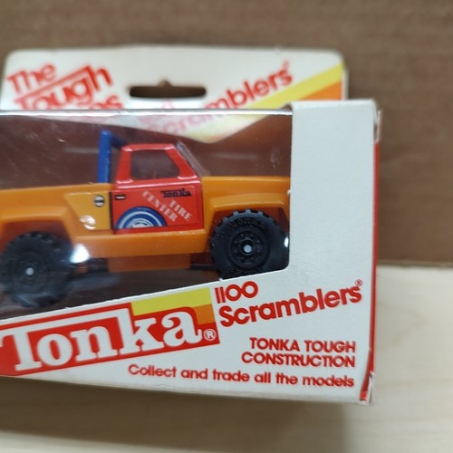 Vtg 1983 Tonka Tough Ones 1100 Scramblers Tire Center Truck NIB - Picture 4 of 8