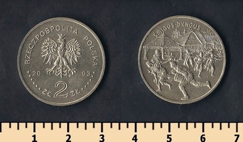 Poland 2 zlotych 2003