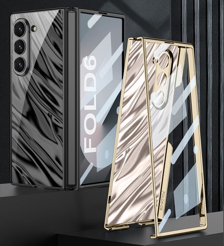 Für Samsung Galaxy Z Fold 6 Luxury Plating PC Hülle mit Displayschutz Cover - Bild 3 von 12