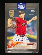 2020 Topps Archives Signature Series: #662 Patrick Corbin Buyback Auto /34