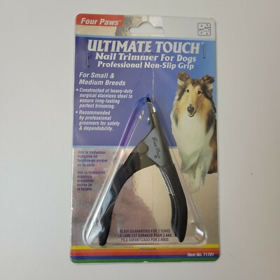 Dog Nail Trimmer Ultimate Touch by Four Paws For Small & Medium Breeds 