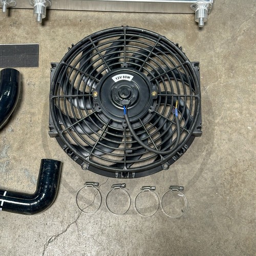 Hybrid Racing Full Size Radiator Kit For 92-95 Honda Civic EG K20A A2 A3 Z1 Swap - Picture 4 of 8